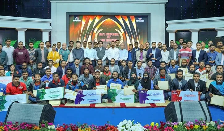 ওয়ালটন হাই-টেকে পণ্য উৎপাদনে অবদান রাখায় দুই শতাধিক পুরস্কৃত