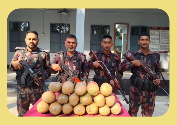বেনাপোলে বিজিবির অভিযানে মাদকদ্রব্য ও চোরাচালান পণ্য আটক