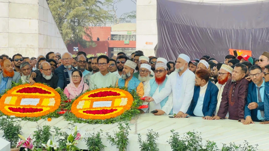 শহীদ জিয়াউর রহমান ও খালেদার মাজার জিয়ারত করলেন আ ন ম এহসানুল হক মিলন