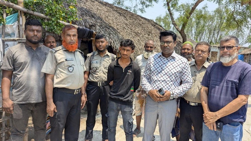 পাইকগাছায় মাদকের বিরুদ্ধে অভিযান: গাঁজাসহ আটক