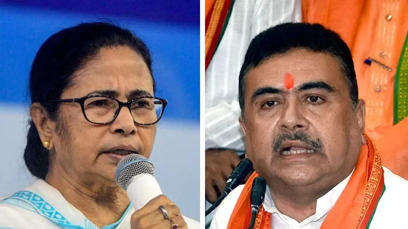পশ্চিমবঙ্গে ২০৮ আসনে এগিয়ে বিজেপি, ৭৯টিতে তৃণমূল কংগ্রেস